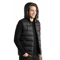 Mens ICON2 Hood Hooded Gilet Lined Bodywarmer Outdoor Military Padded Jacket