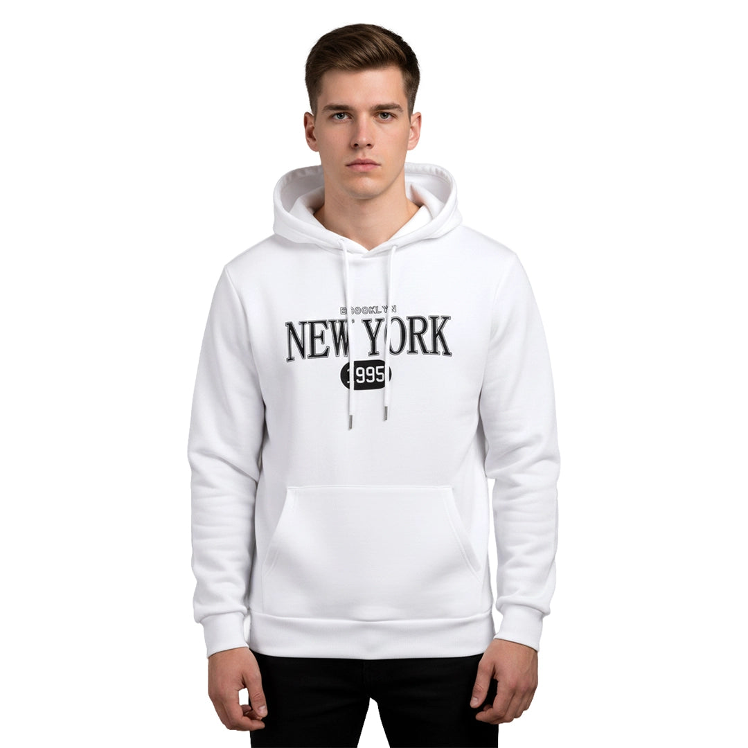 Simple Design Men Hooded Sweatshirt | Timeless Classic, For Fall