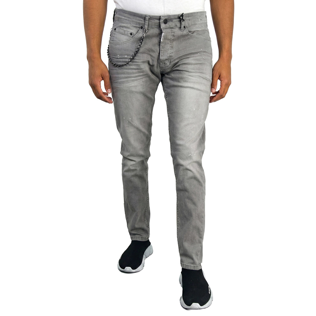 Stretch cotton jeans Grey