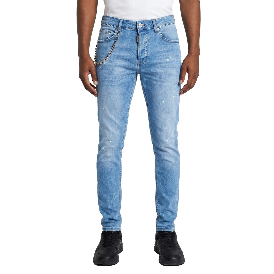 Men's lightweight cotton-elastane jeans