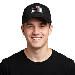 American Flag Cross Baseball Cap for Men Women Trucker Hats Mesh Back Cap Adjustable Breathable Hat Baseball Cap Dad Hats