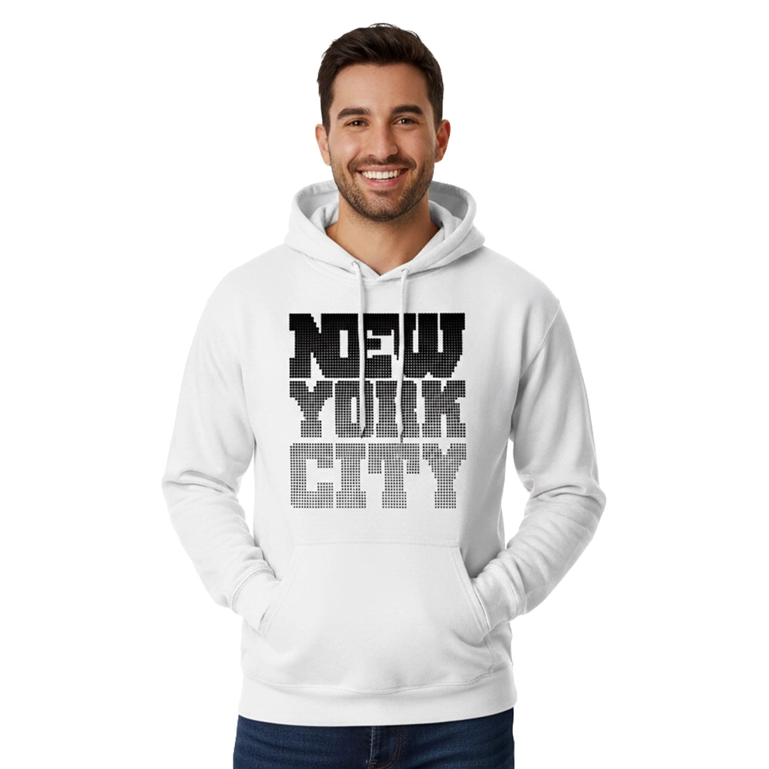 Nyc Dradient Font Hoodie Men