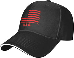 USA Flag Baseball Cap Women Men Hat Adjustable Outdoor Baseball Caps Sun Hat