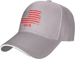 USA Flag Baseball Cap Women Men Hat Adjustable Outdoor Baseball Caps Sun Hat