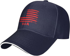 USA Flag Baseball Cap Women Men Hat Adjustable Outdoor Baseball Caps Sun Hat