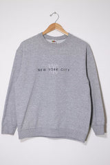 Vintage New York City Embroidered Crewneck Sweatshirt