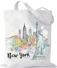 Travel Souvenirs City Gifts for Women Travel New York Gifts Tote Bags