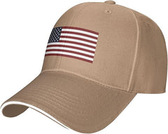 Flag of The United States Baseball Cap Adjustable Classic Golf Dad Hat for Men Women Caps