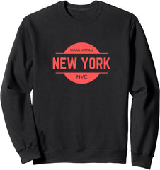 NewYork, Manhattan, New York State, New York city, NYC logo Sweatshirt