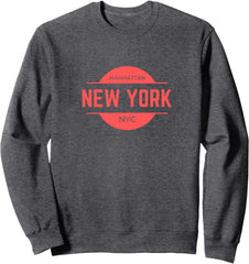 NewYork, Manhattan, New York State, New York city, NYC logo Sweatshirt