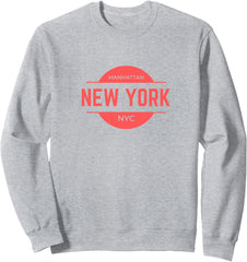 NewYork, Manhattan, New York State, New York city, NYC logo Sweatshirt