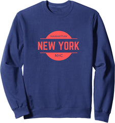 NewYork, Manhattan, New York State, New York city, NYC logo Sweatshirt