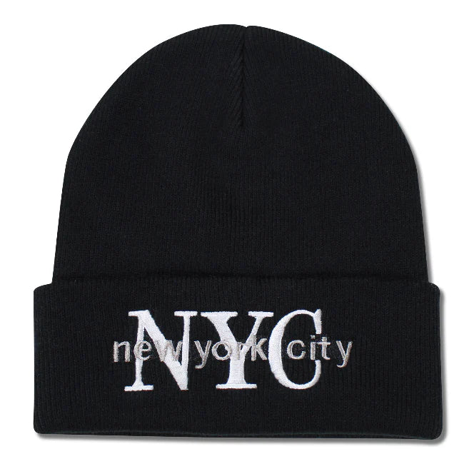 Embroidered NYC Beanie | New York Beanies (5 Colors)