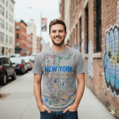 Licensed MTA T-Shirt NYC Subway T-Shirt (3 Colors)