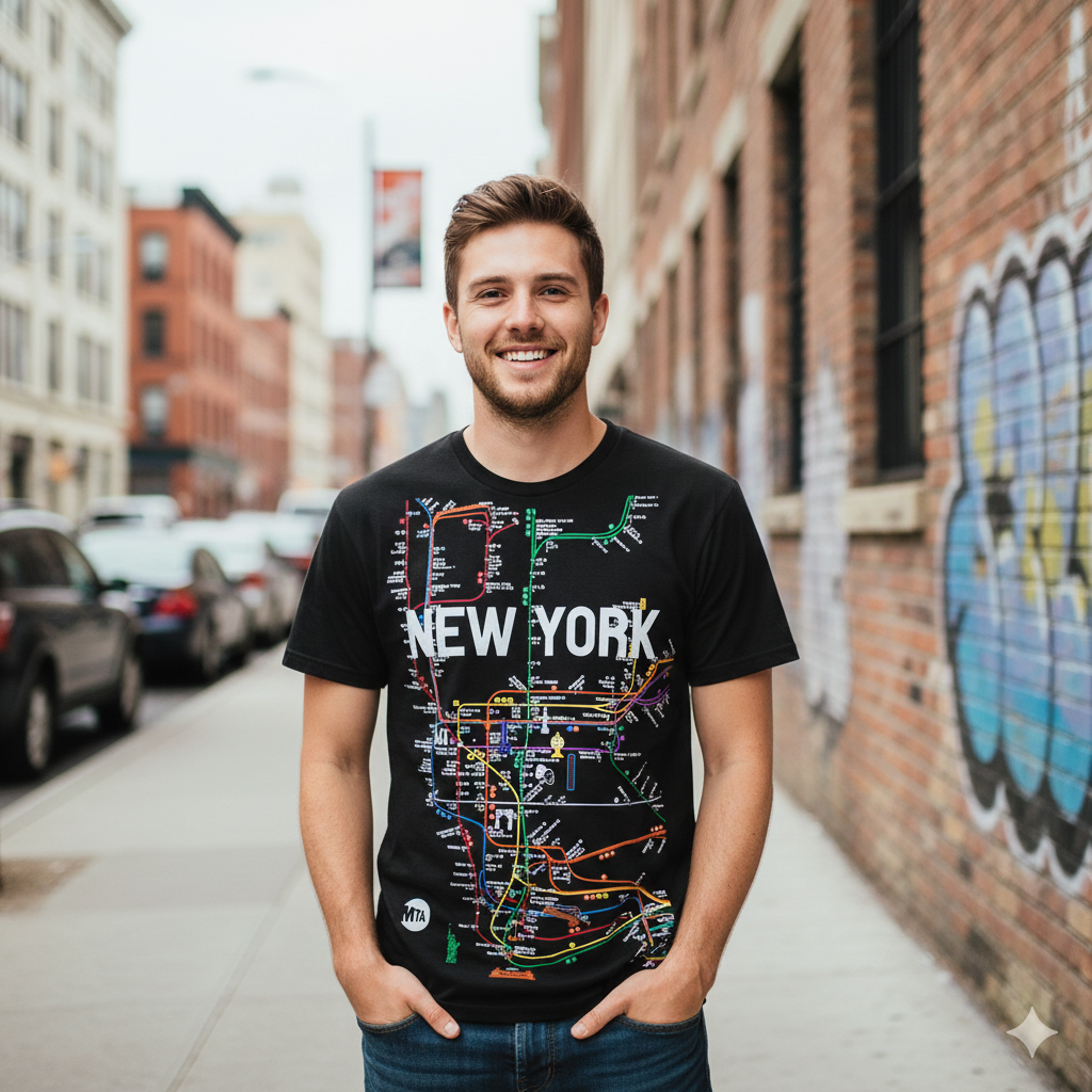 Licensed MTA T-Shirt NYC Subway T-Shirt (3 Colors)