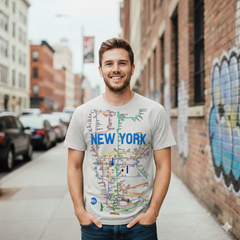 Licensed MTA T-Shirt NYC Subway T-Shirt (3 Colors)