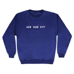 Embroidered NYC Monogram New York Sweatshirt | NYC Sweatshirt (8 Colors)