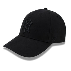 47 Brand Official Jet Black New York Yankees Hat Velcro Back