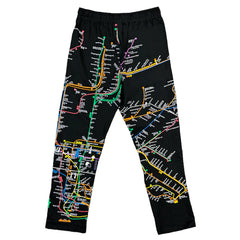 Licensed MTA Pajama Pants | NYC Subway Map Pants (2 Colors)