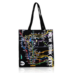 Official New York City MTA Tote Bag | Subway MTA Souvenir (2 Colors)