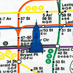 Licensed MTA Pajama Pants | NYC Subway Map Pants (2 Colors)