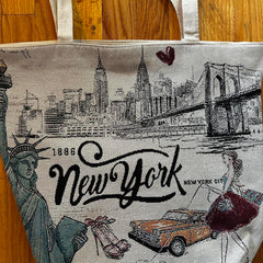 1986 New York City tote bag
