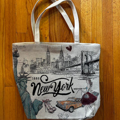 1986 New York City tote bag