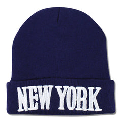 Embroidered NEW YORK Beanie | NY Beanie Hat (2 Colors)