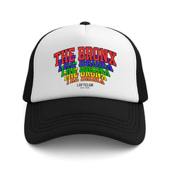 THE BRONX Stacked Multicolor Print Foam Trucker Hat (2 Shades)