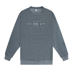 Embroidered NYC Monogram New York Sweatshirt | NYC Sweatshirt (8 Colors)