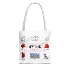 New York State Themes and Landmarks Tote Bag
