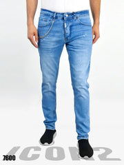 Men's lightweight cotton-elastane jeans
