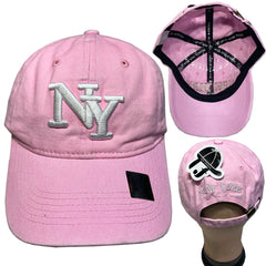 NEW YORK NY 3D Embroidered Cotton Denim Washed Cap Adjustable Baseball Hats LOT