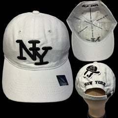 NEW YORK NY 3D Embroidered Cotton Denim Washed Cap Adjustable Baseball Hats LOT