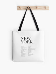 New York Monuments Tote Bag