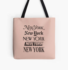 New York New York Tote Bag